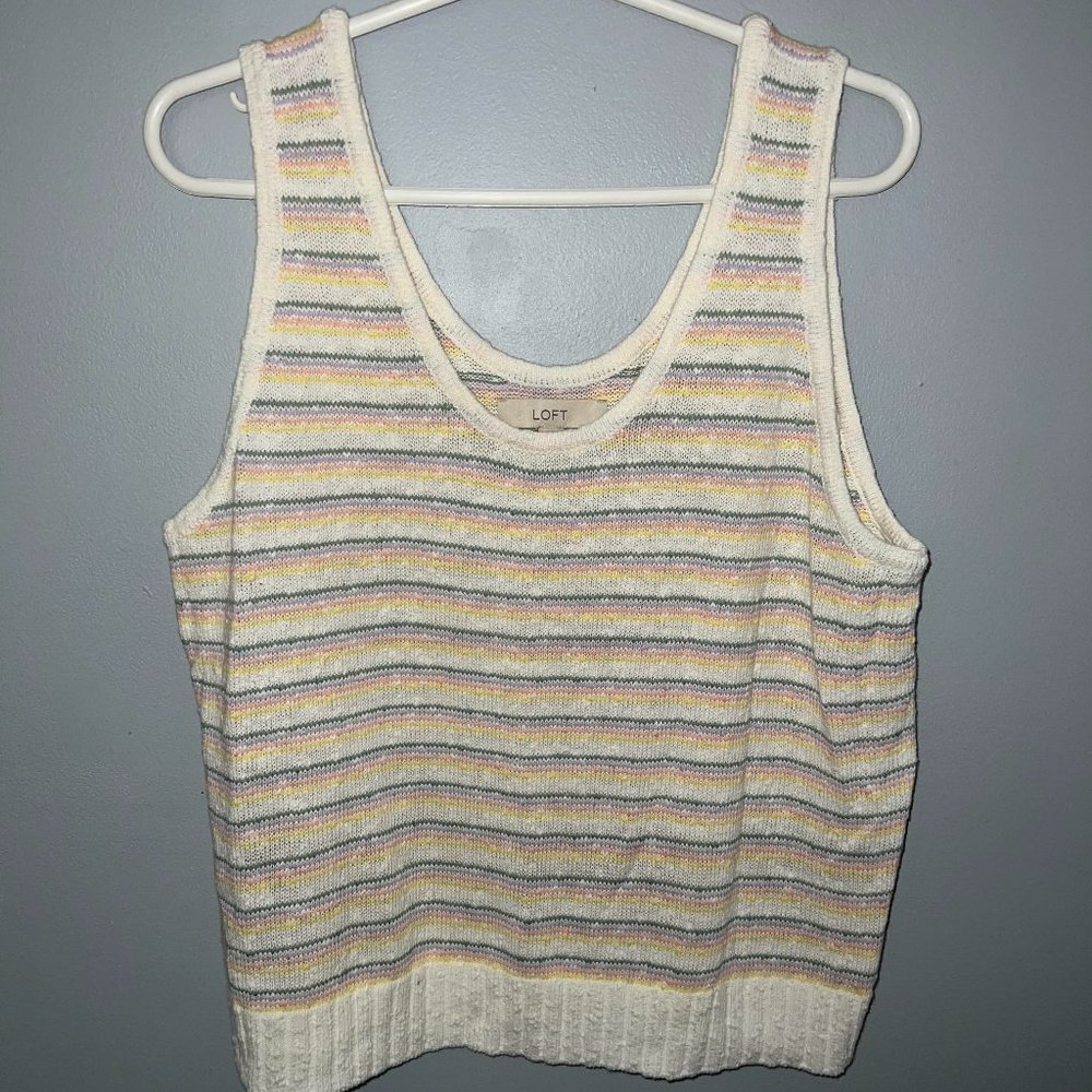 XL LOFT Sweater Tank